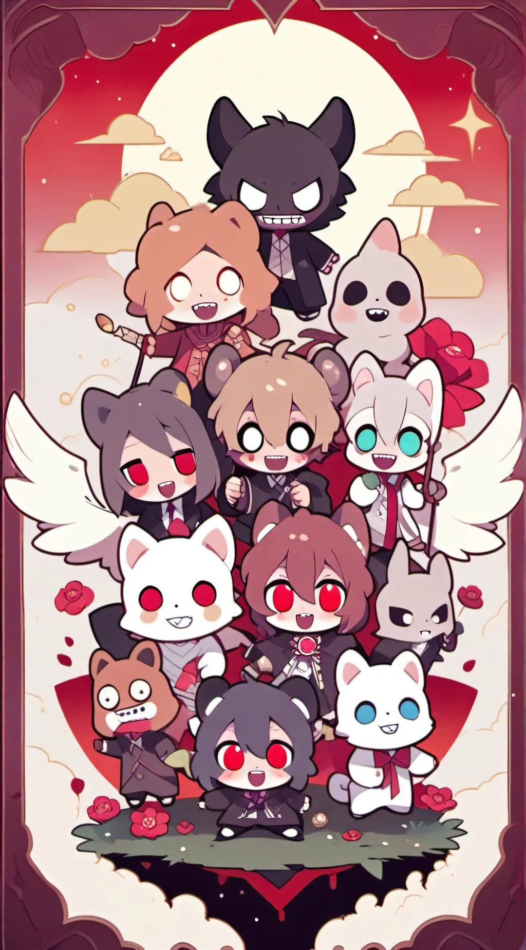 ai character: Hazbin cruise background