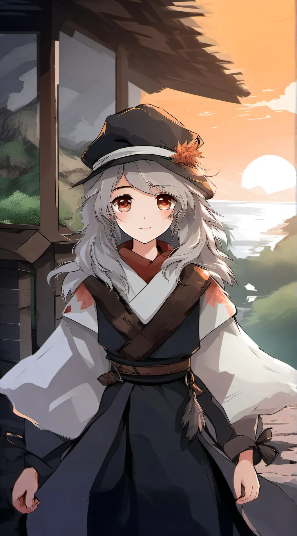 ai character: asako kazaki background