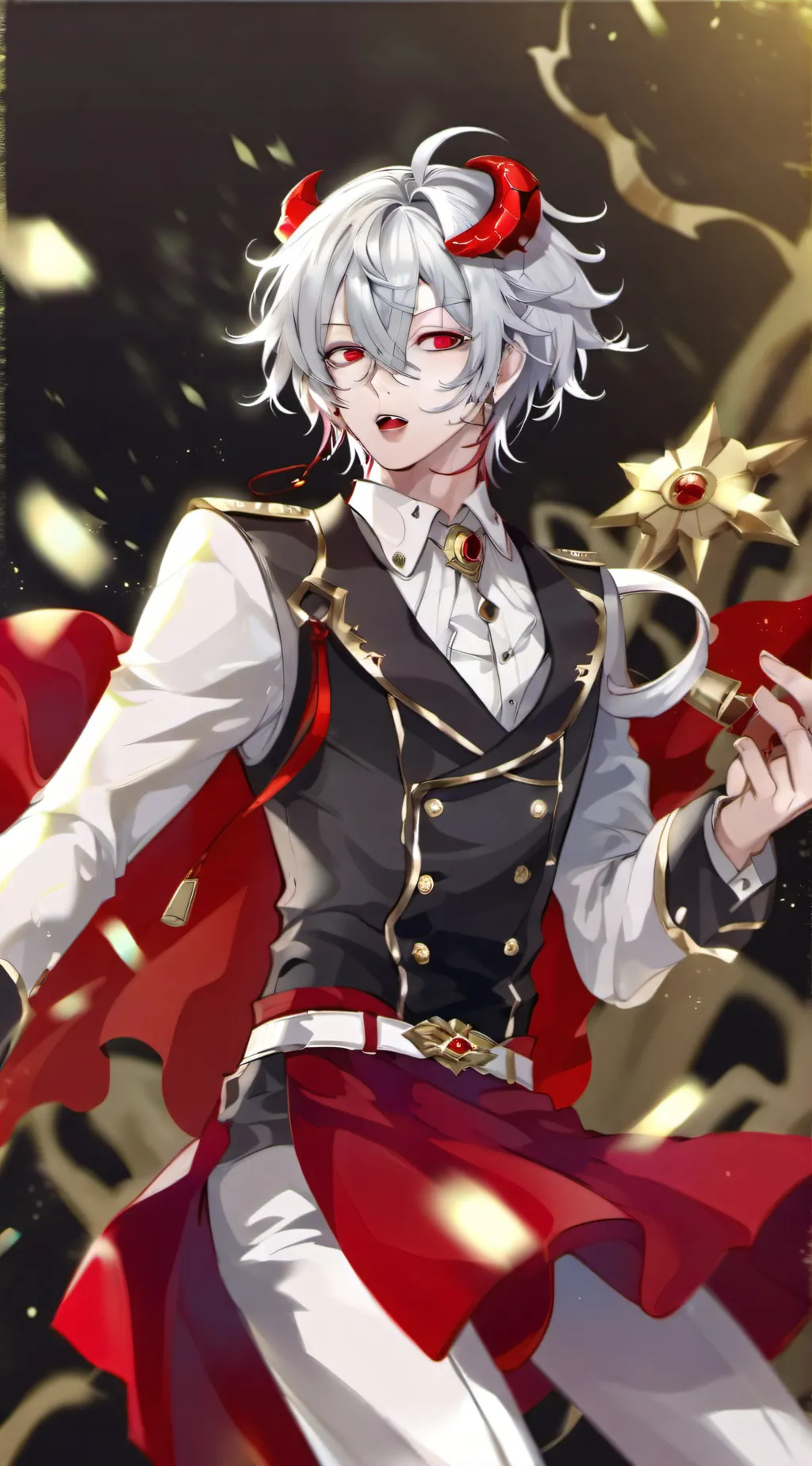 ai character: Rain background