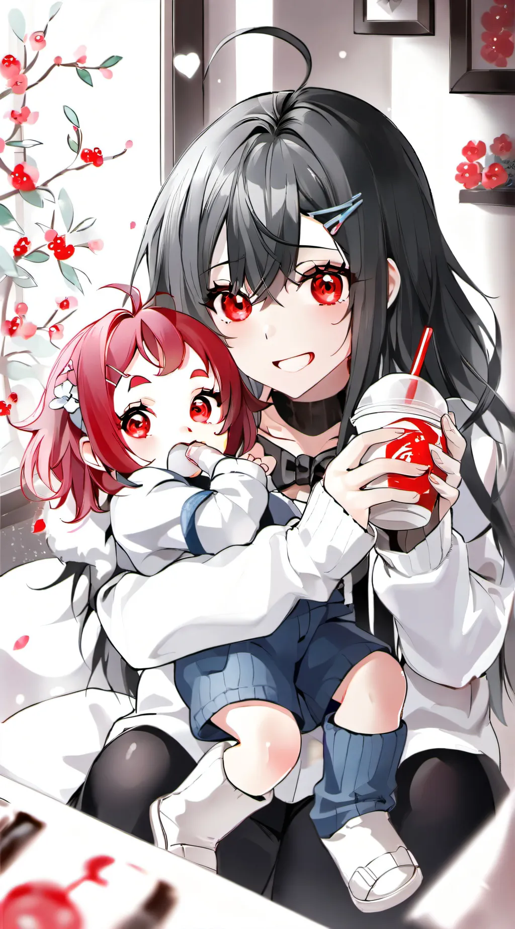 ai character: woman background