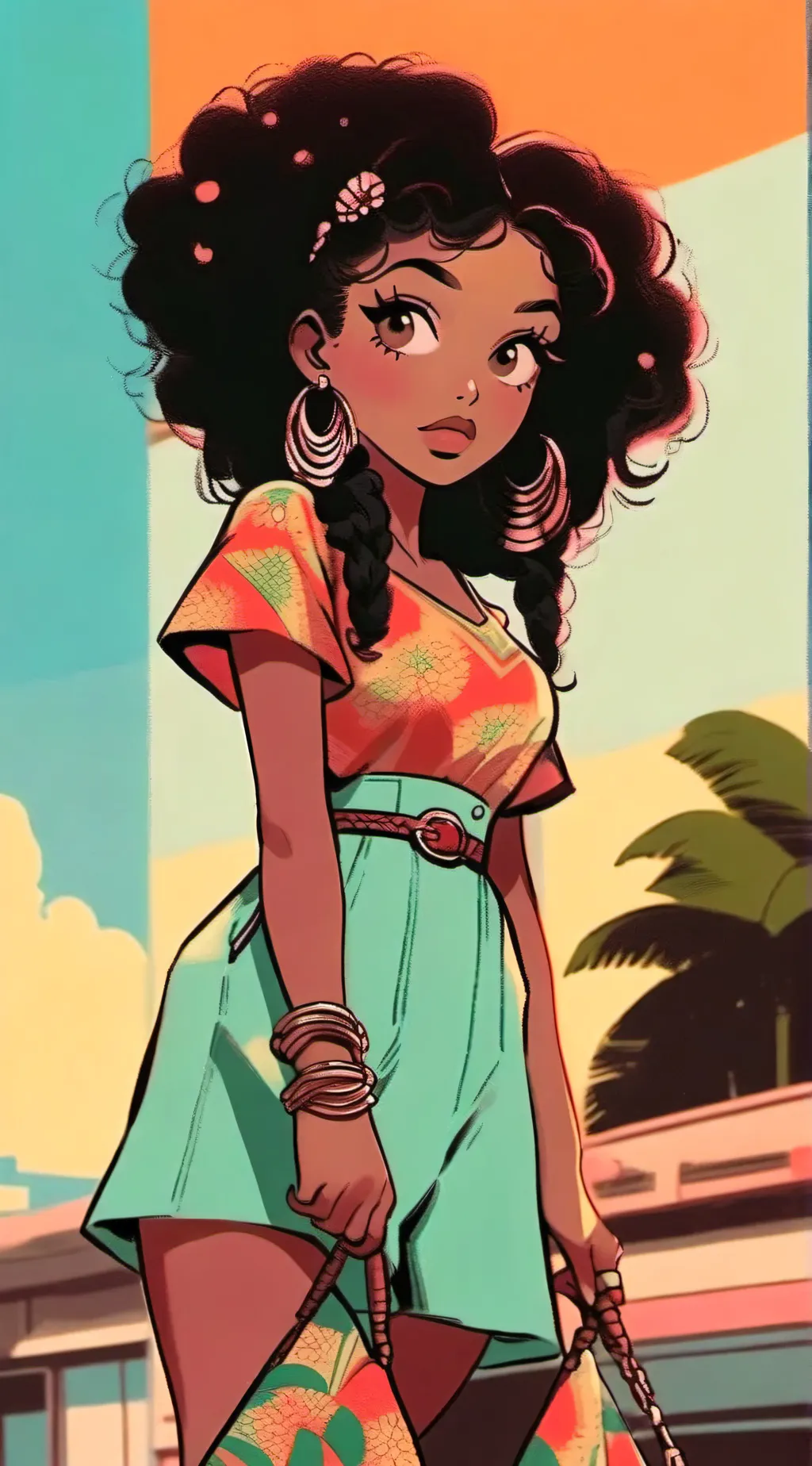 ai character: Sza background