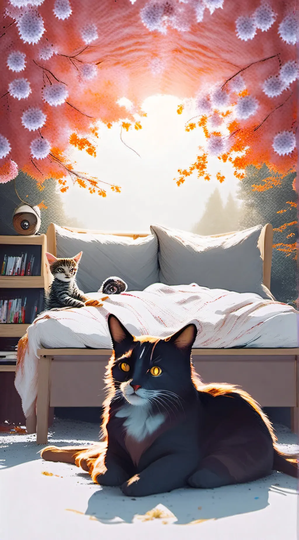 ai character: catnap.  xdogday.  background