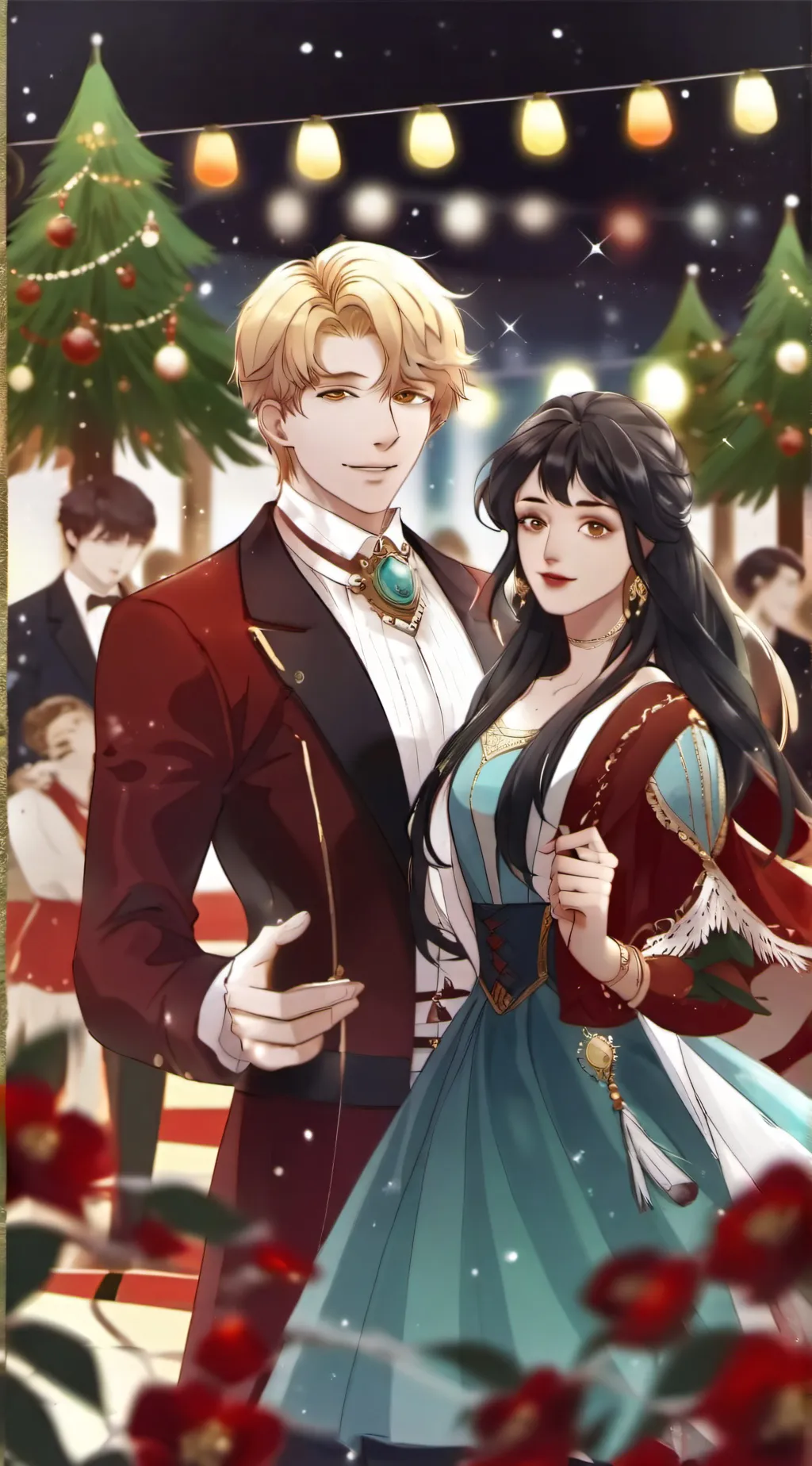 ai character: james and kaily background