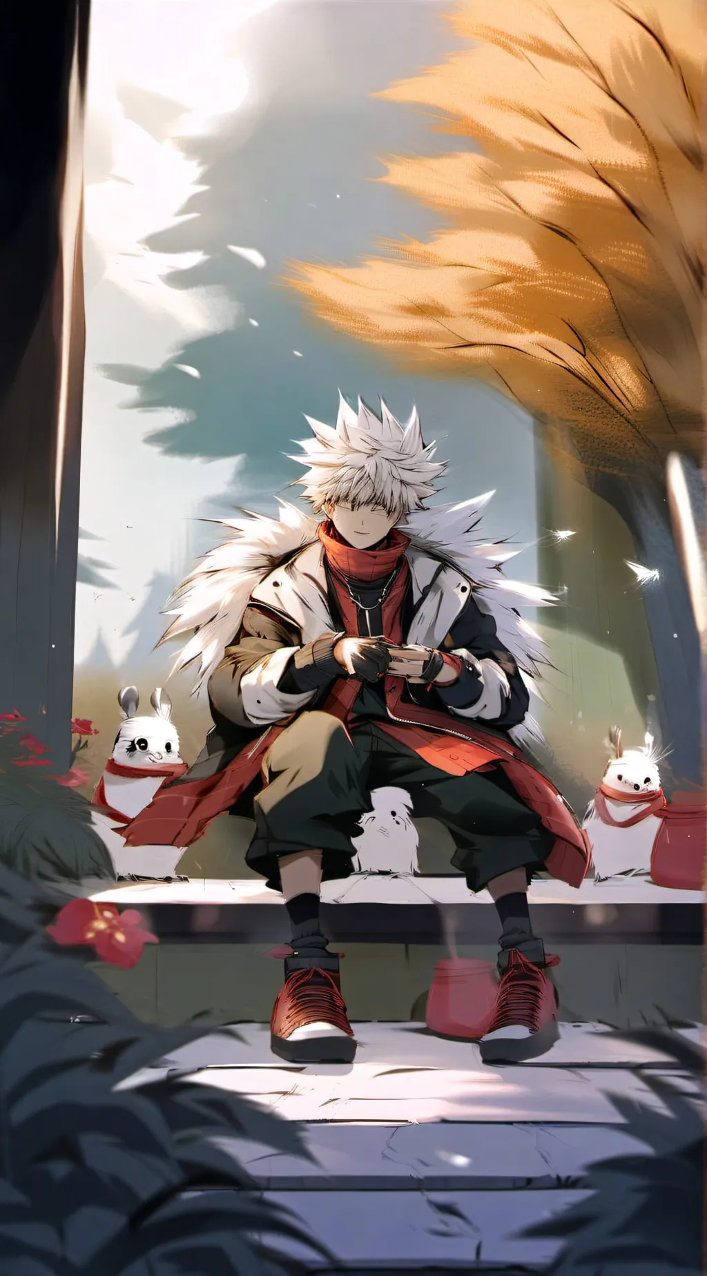 ai character:  bakugo BF background