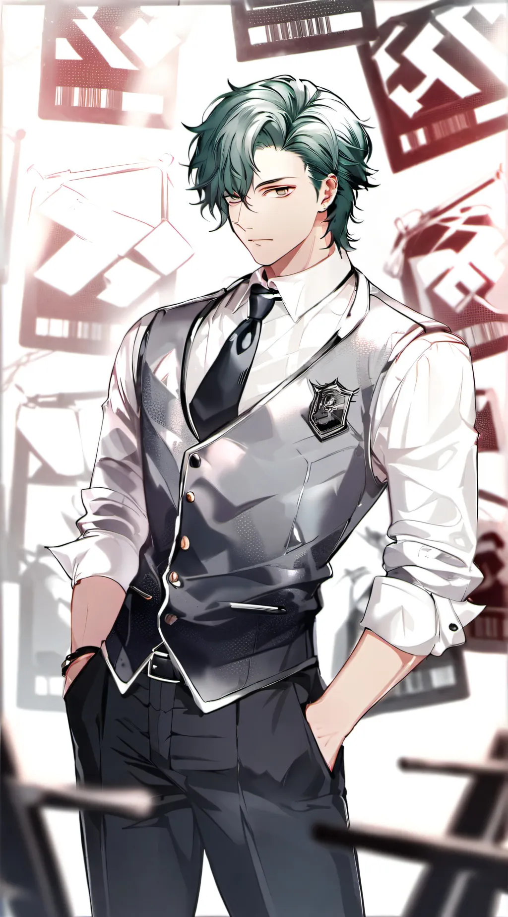 ai character: mha  background