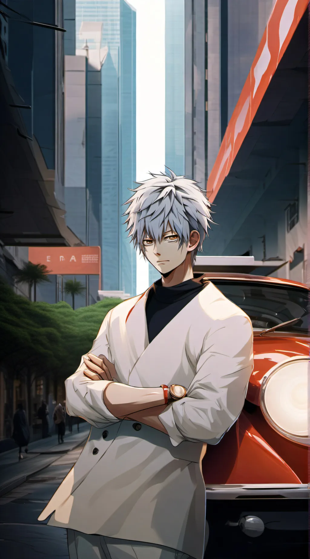 ai character: gojo background