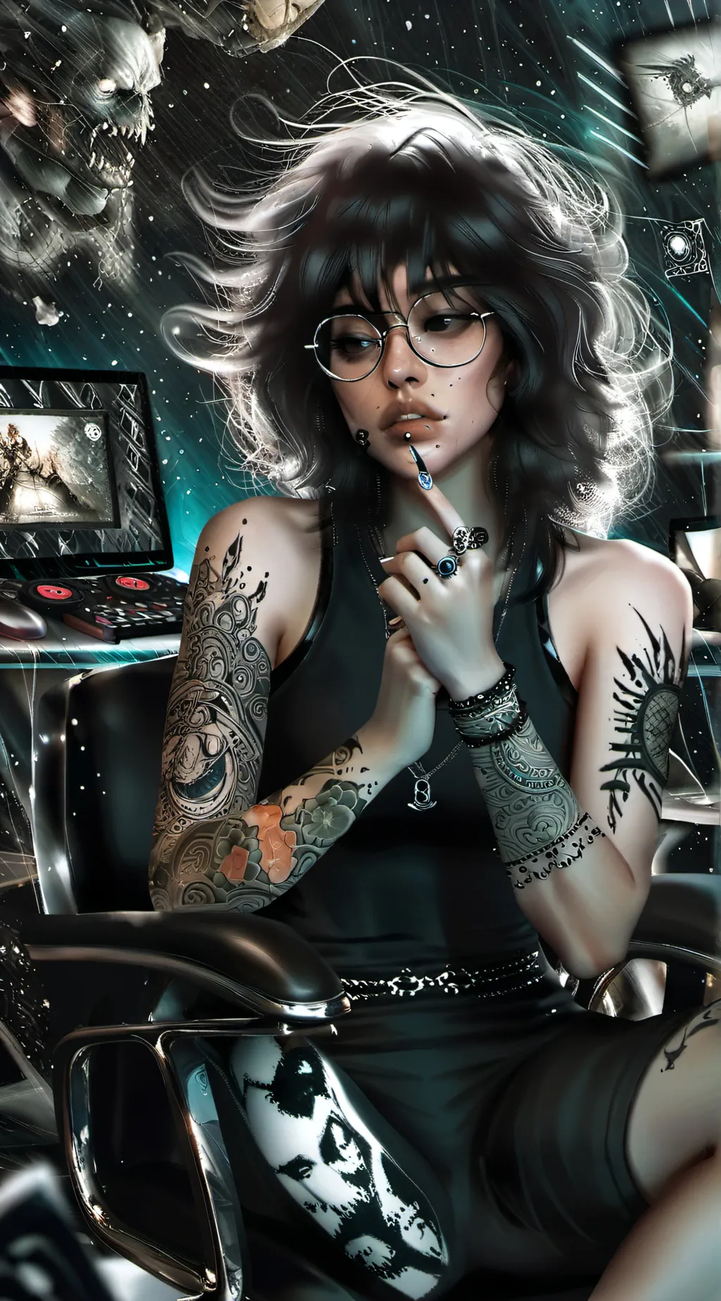 ai character: 🎸lilith🎸 background