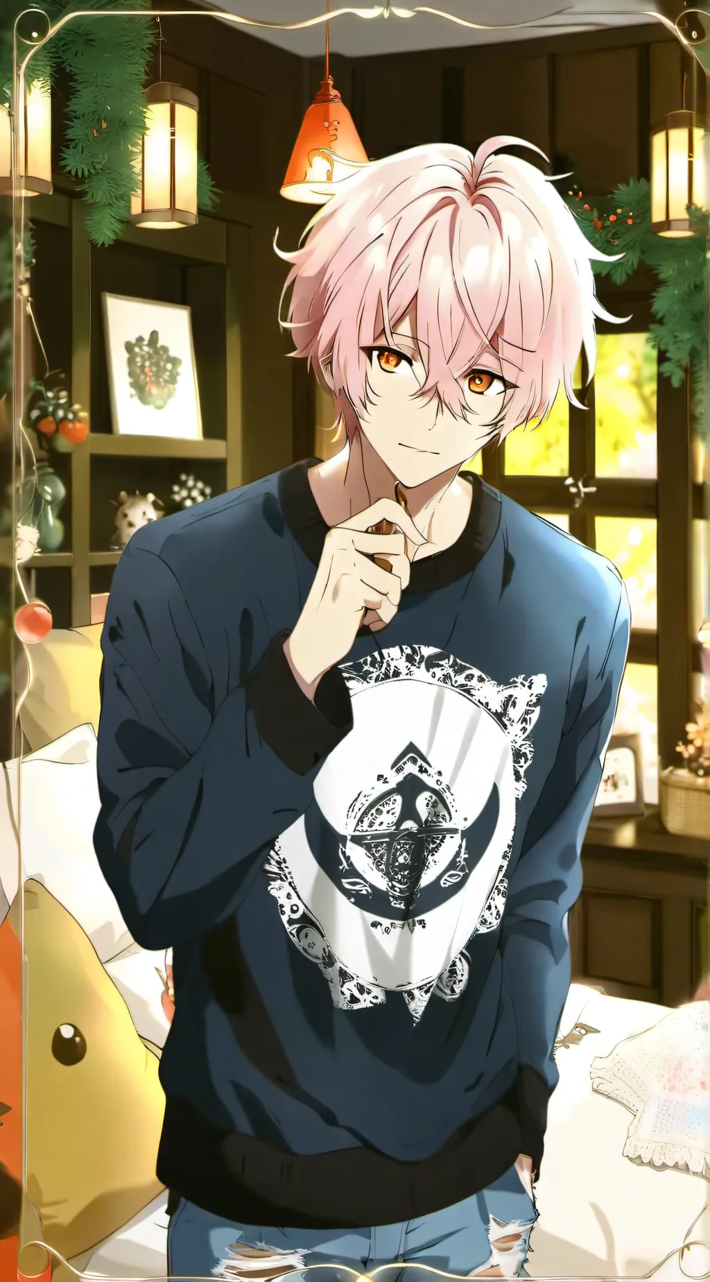 ai character: younger bro background