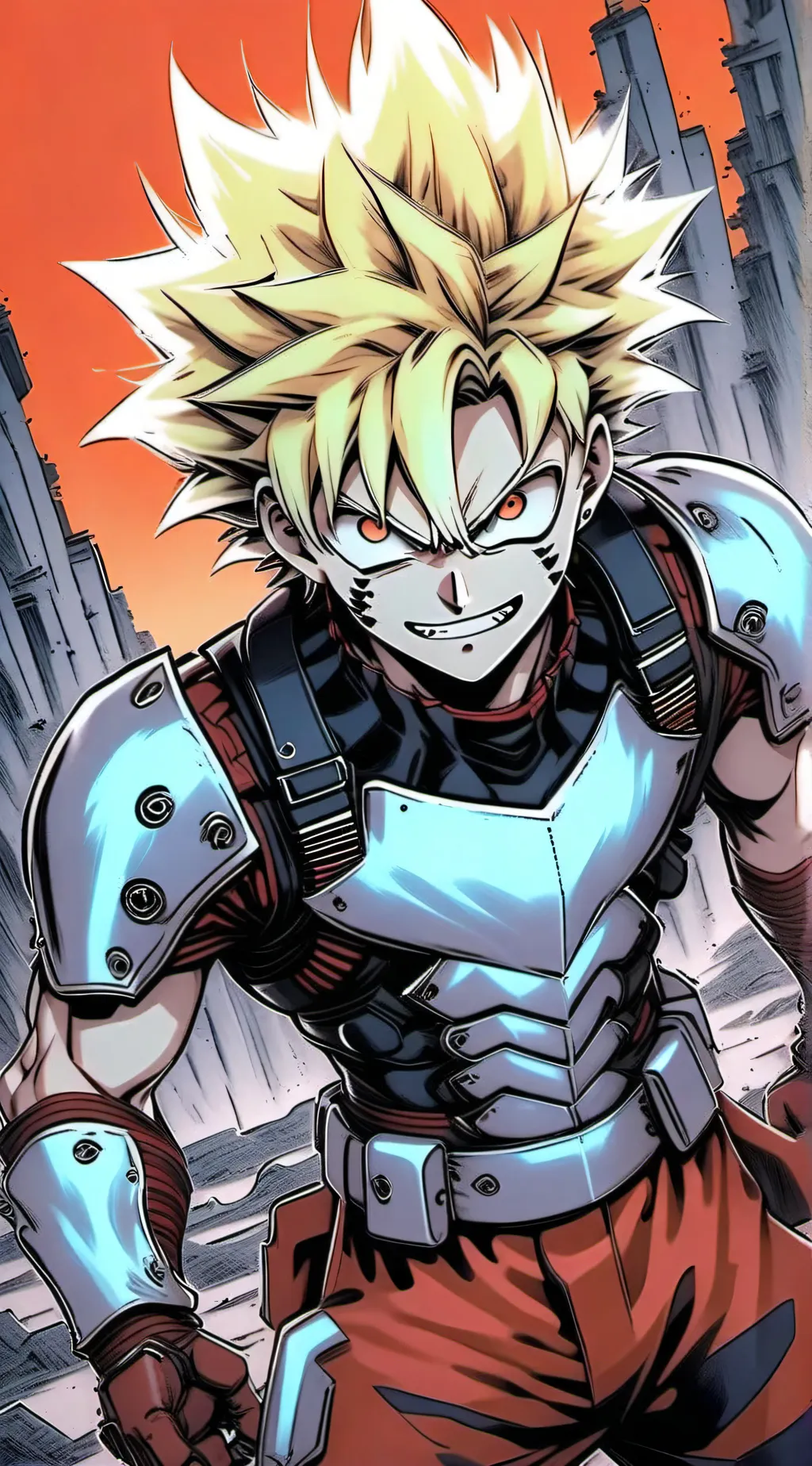 ai character: BAKUGO background