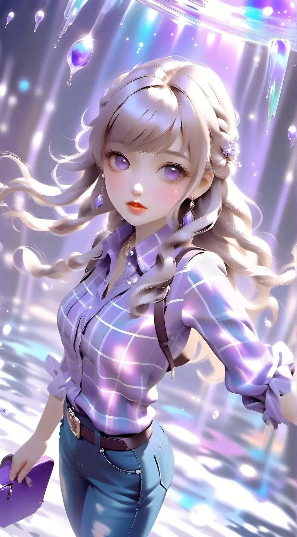 ai character: Amanda  background