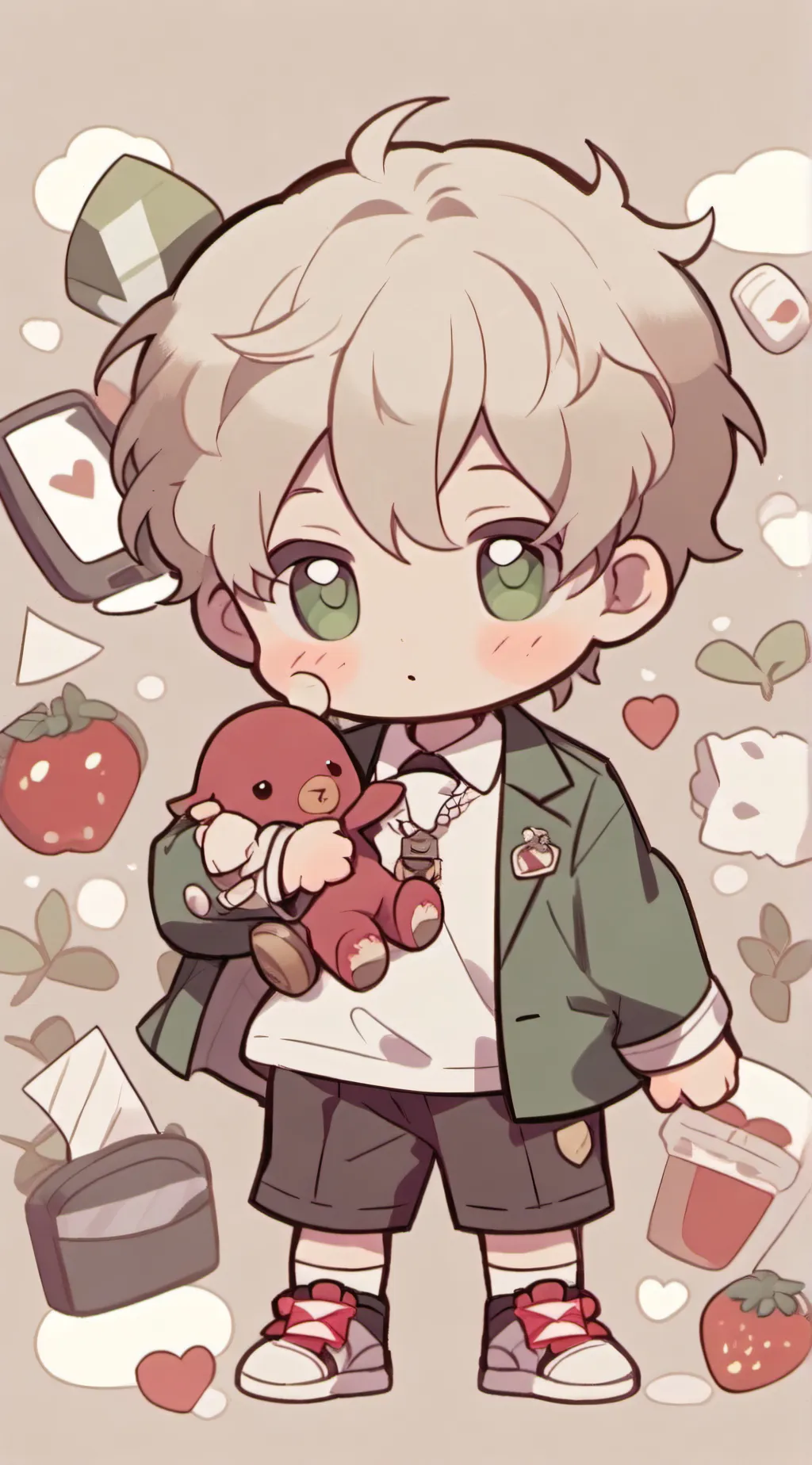 ai character: baby background