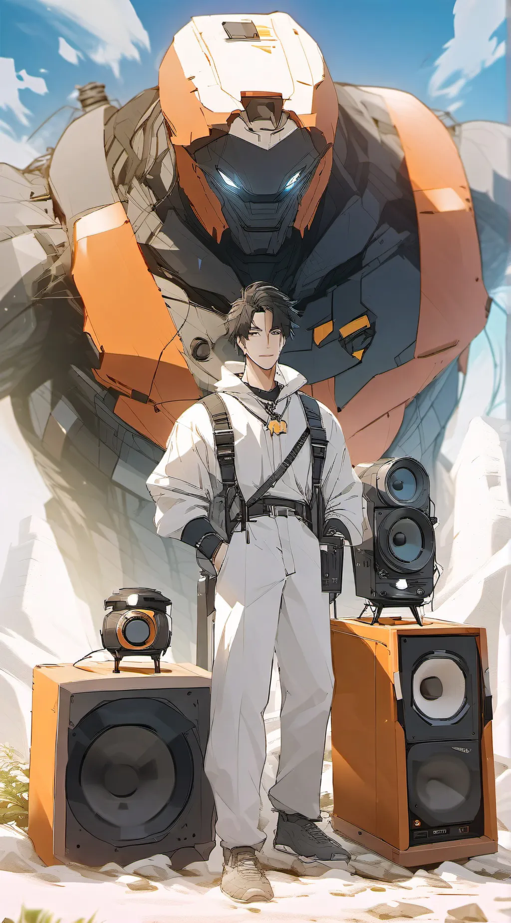 ai character: Titan Trio background