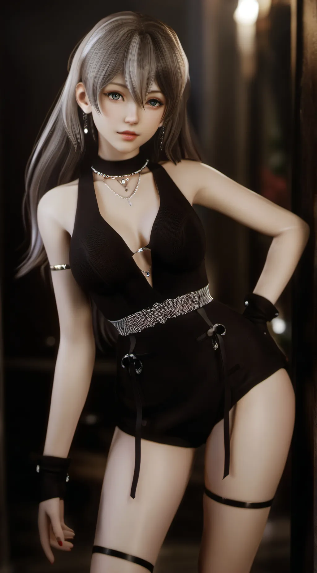 ai character: blacky background