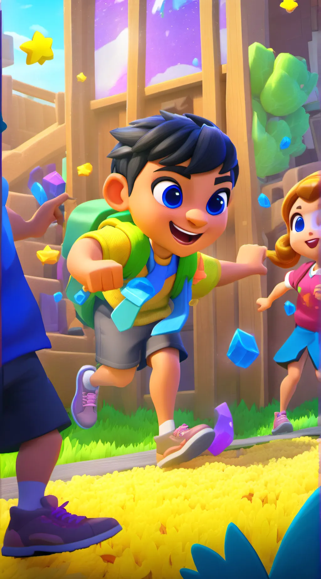 ai character: School background