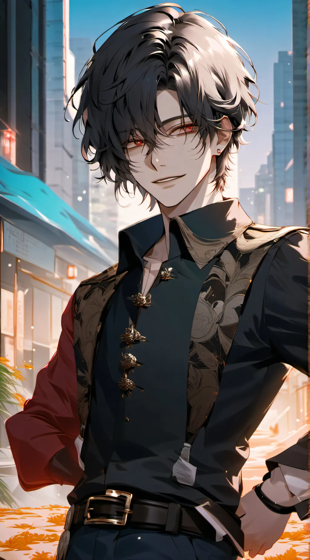 ai character: Ash background