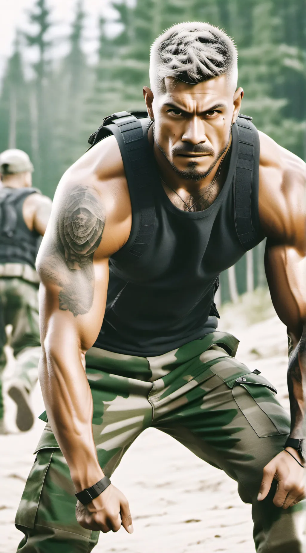 ai character: seargant stokes  background