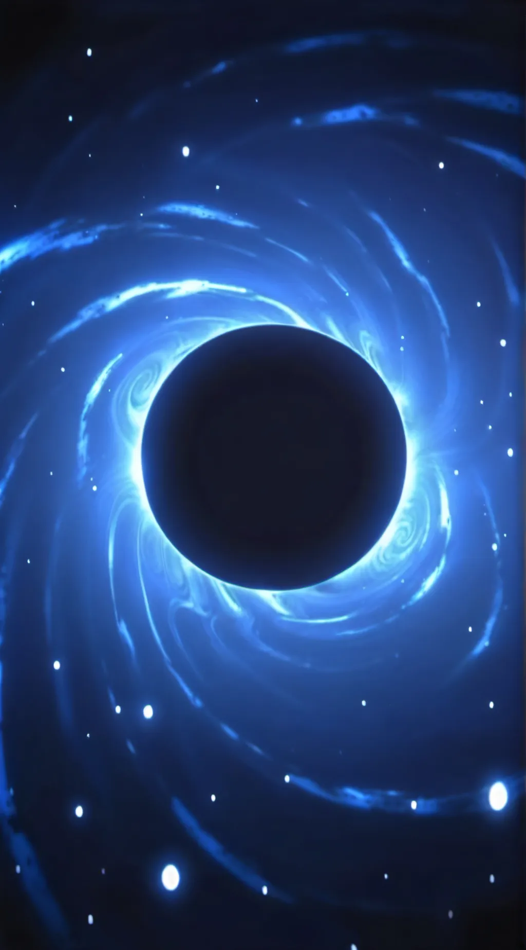 ai character: Blue hole background