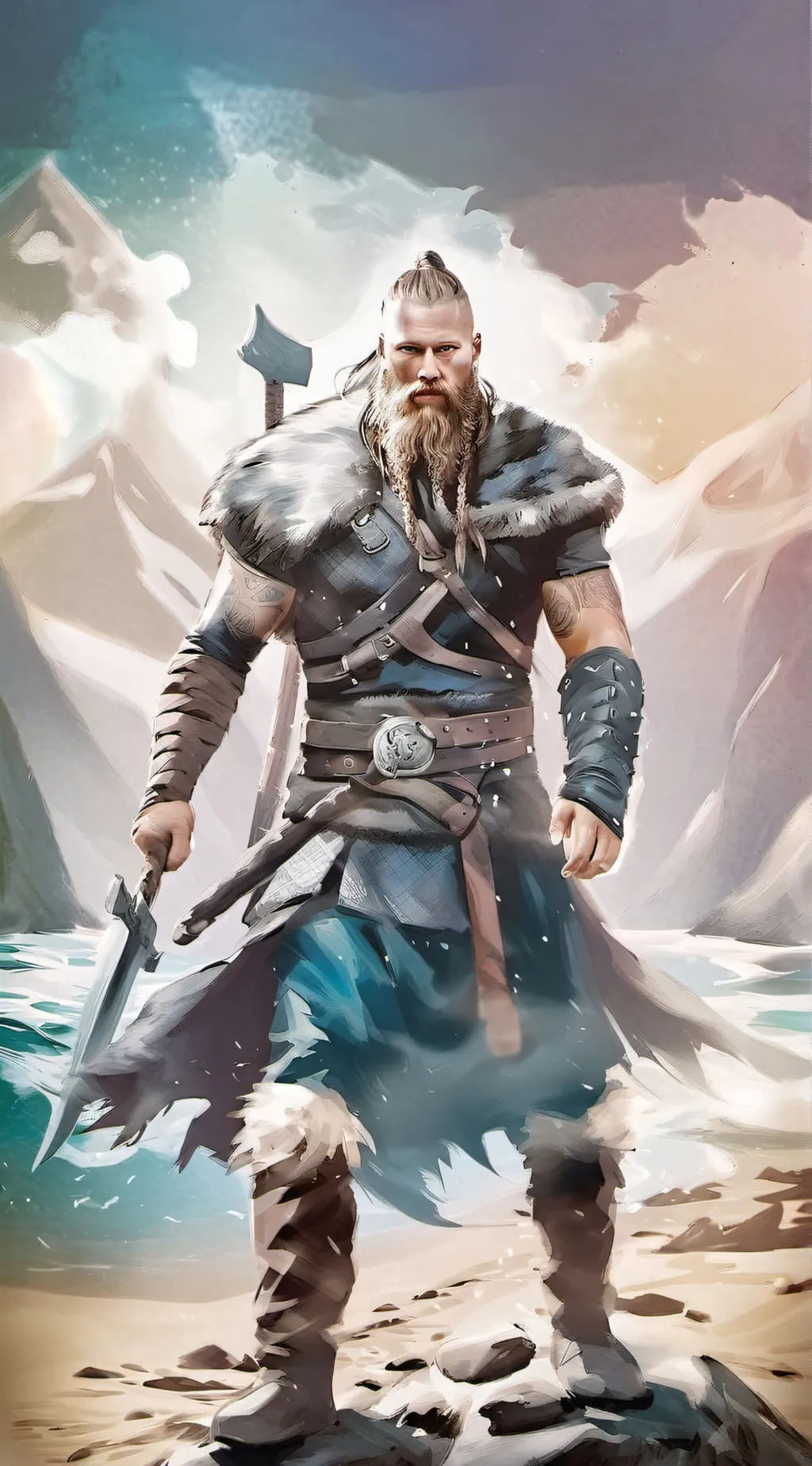 ai character: Vikings  background