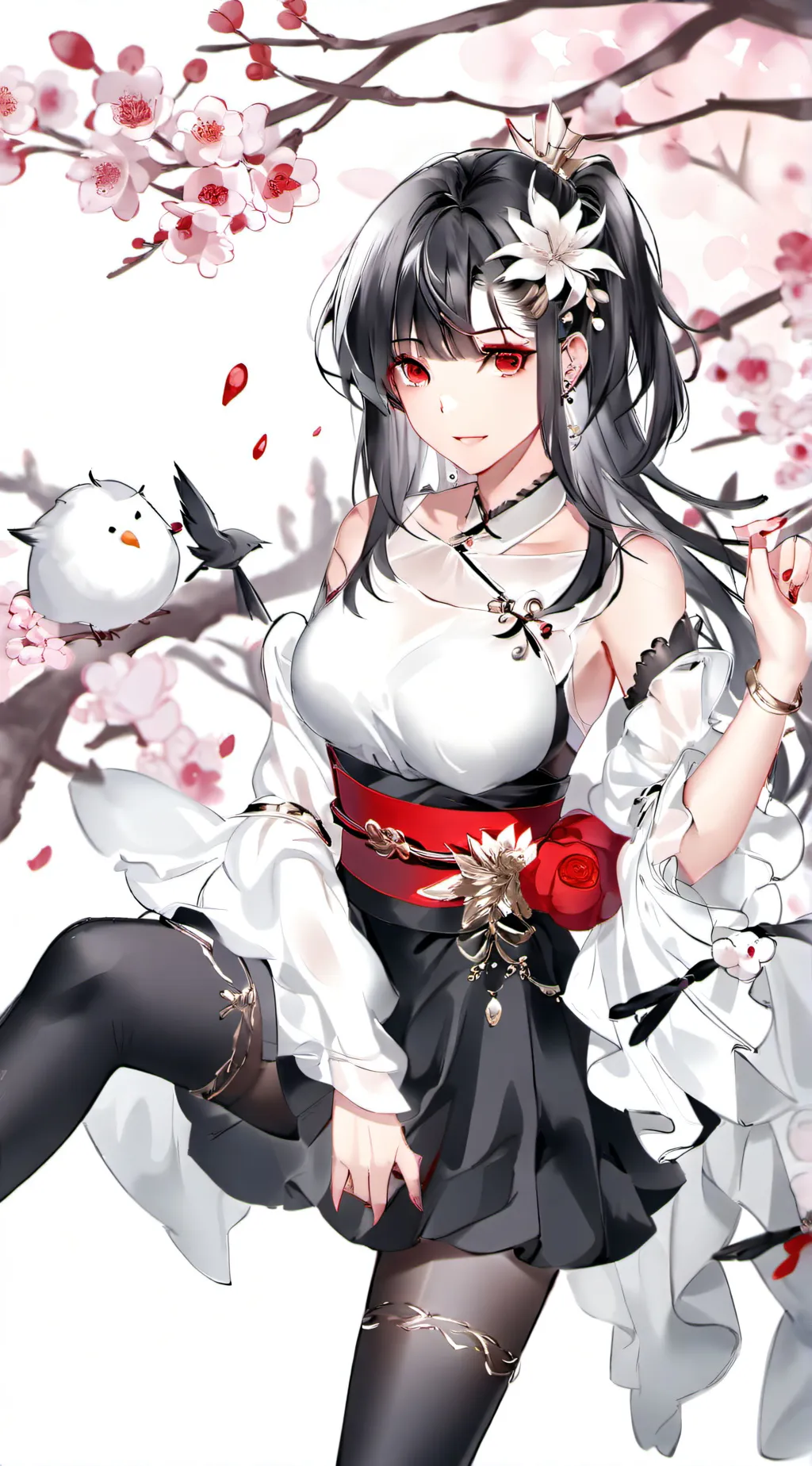 ai character: 雨夜 background