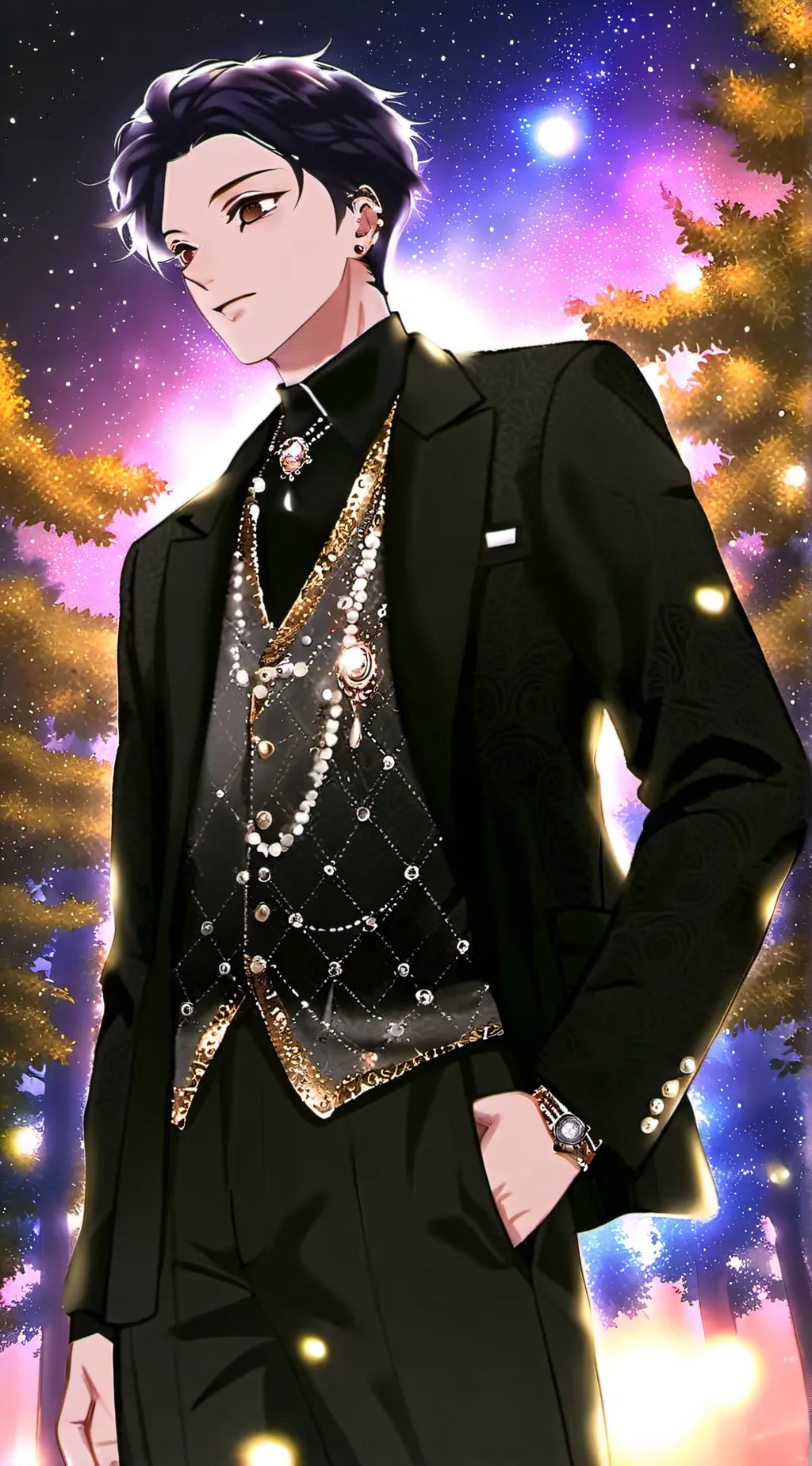 ai character: KNY x Aphmau Crew background