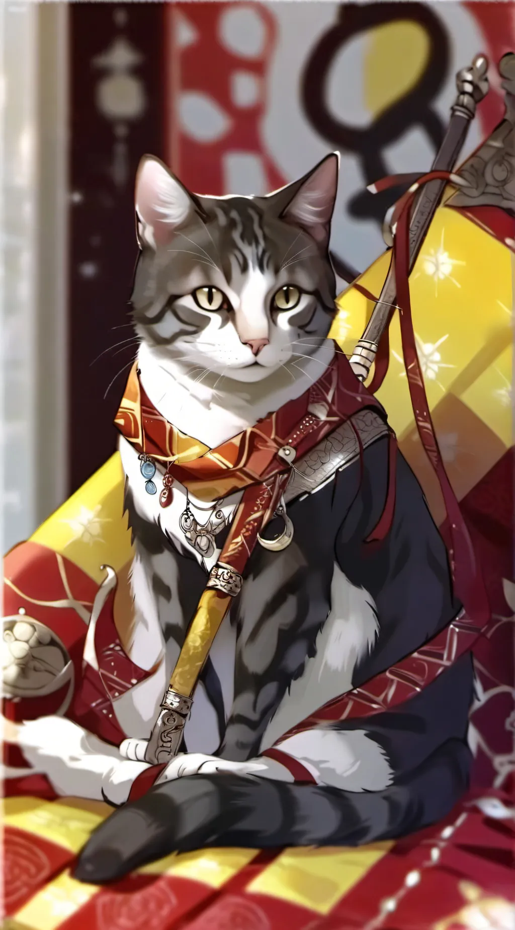 ai character: likes anime background