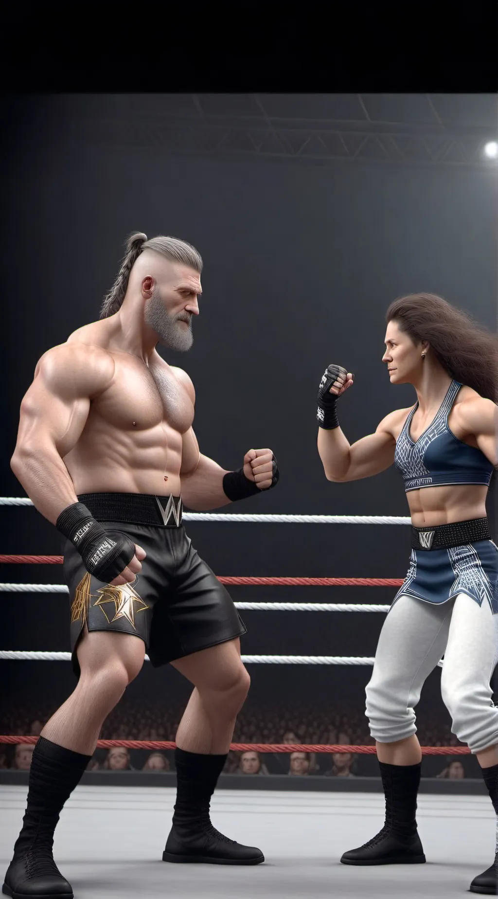 ai character: Wwe background