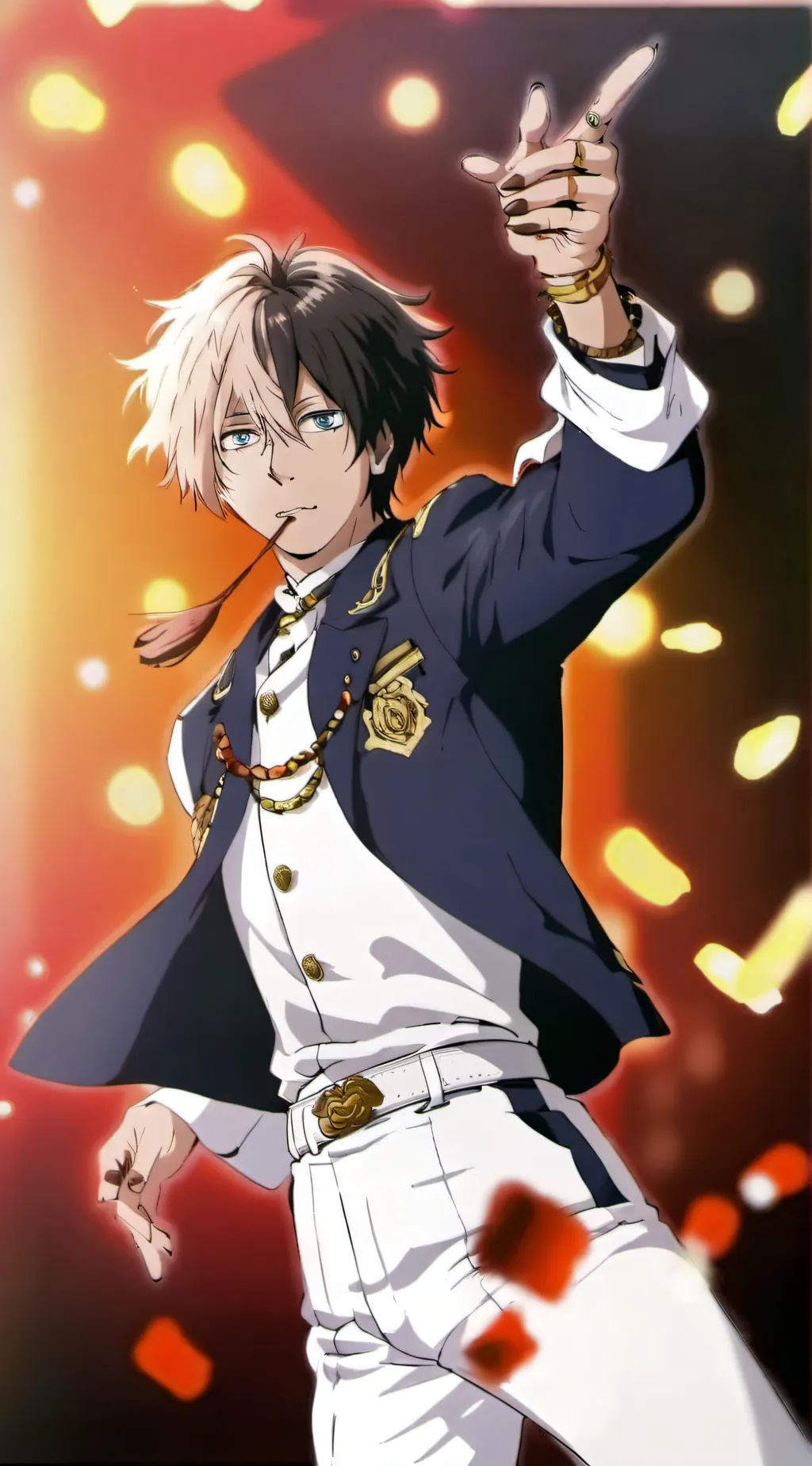 ai character: Dabi <3 background