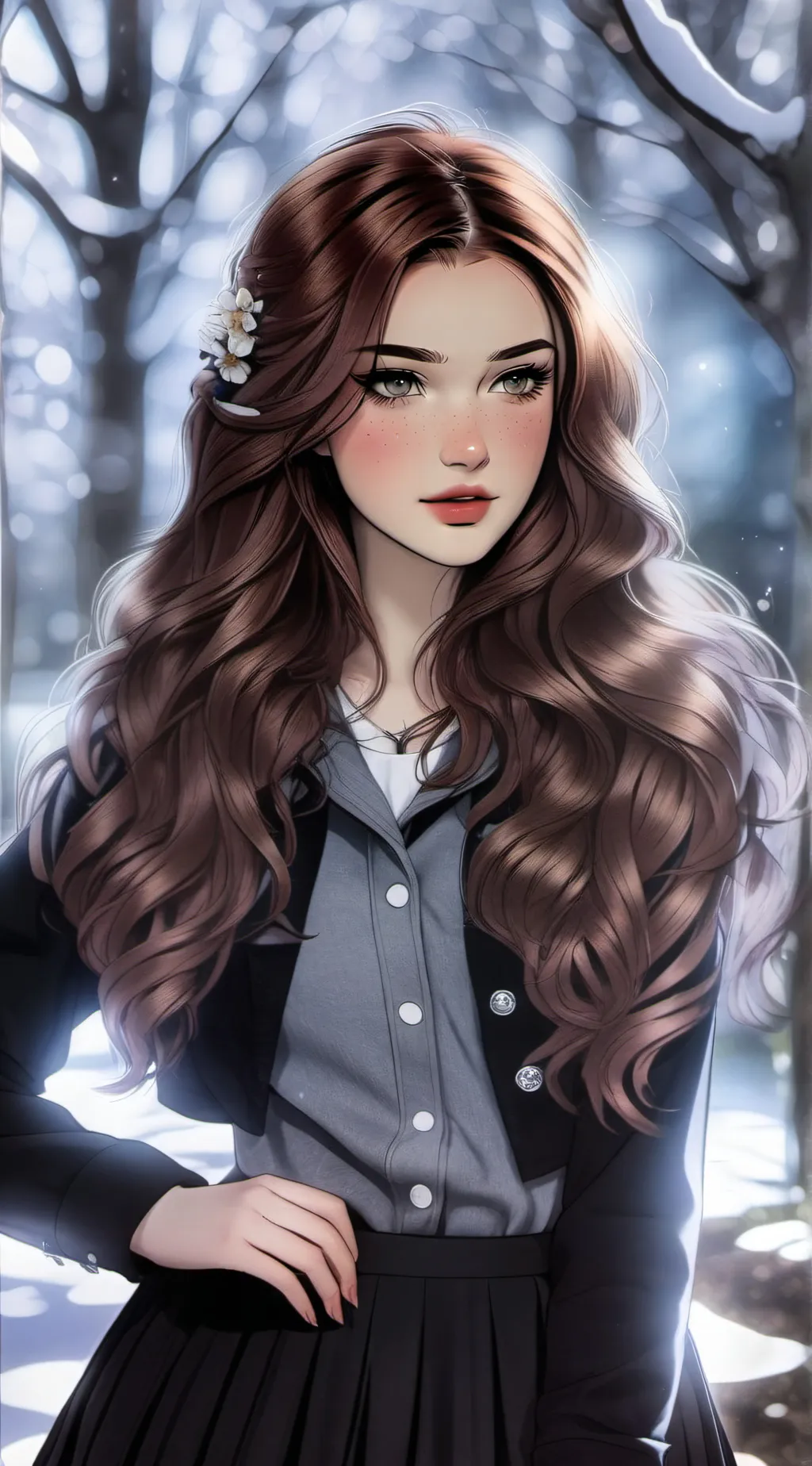 ai character: Kaeilla Brown background