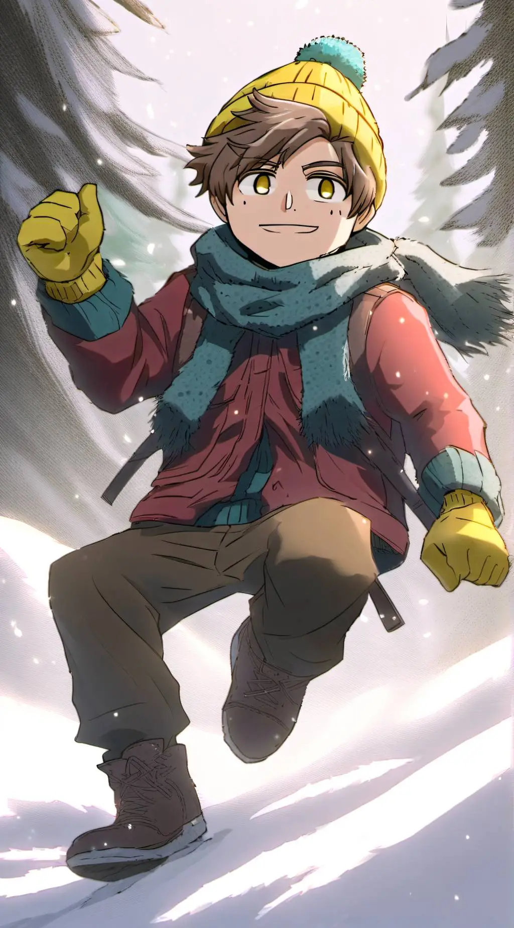 ai character: 《The main four.》 background