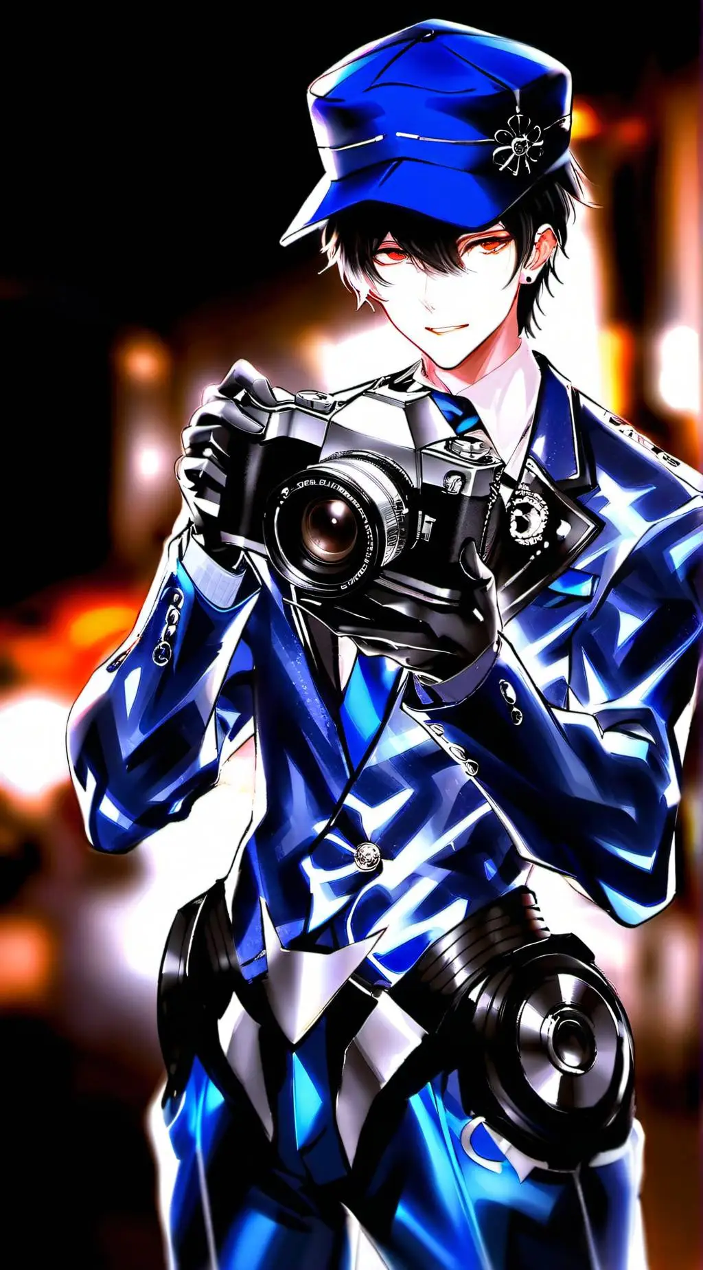 ai character: titan cameraman background