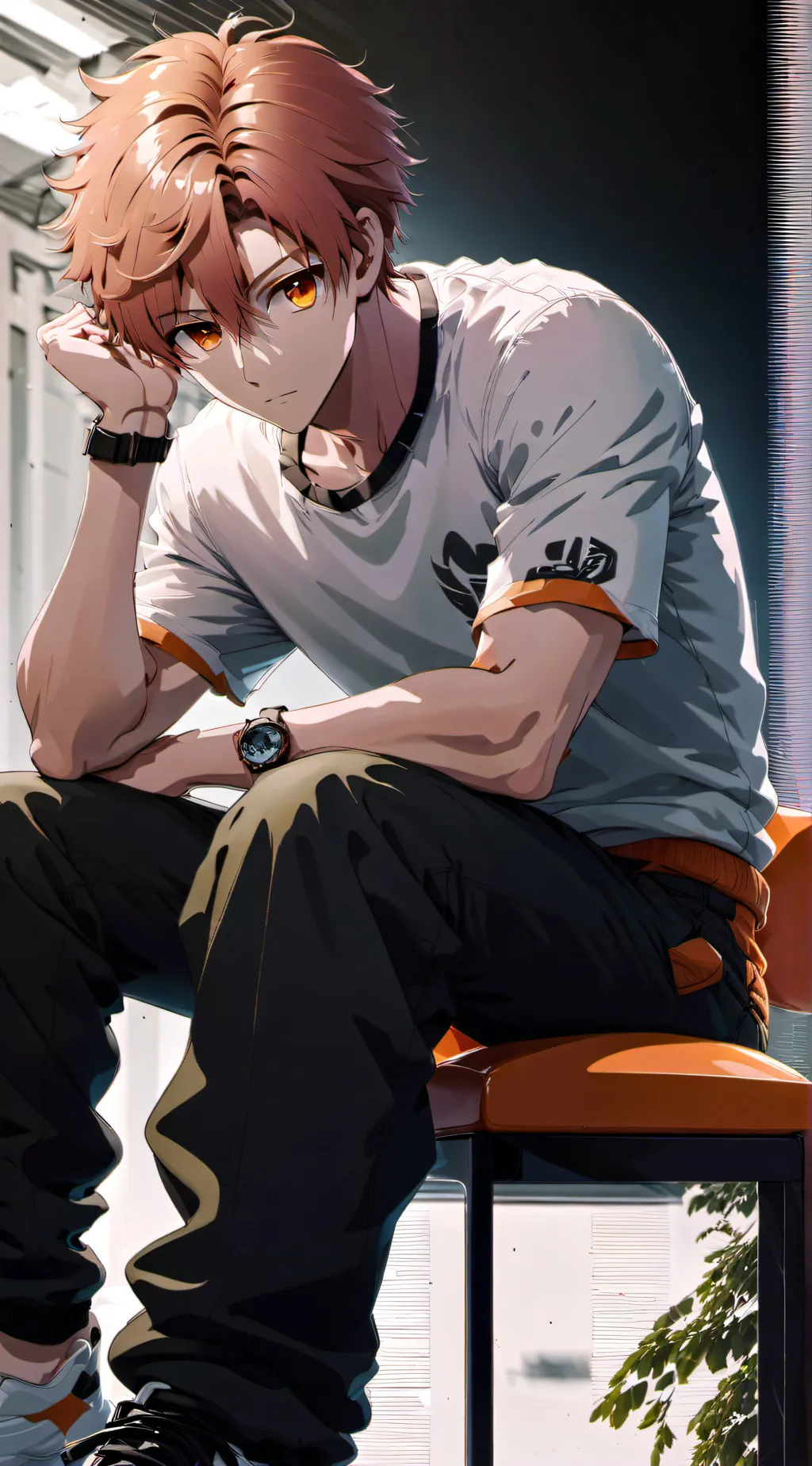 ai character: Mitsuki Izumi  background