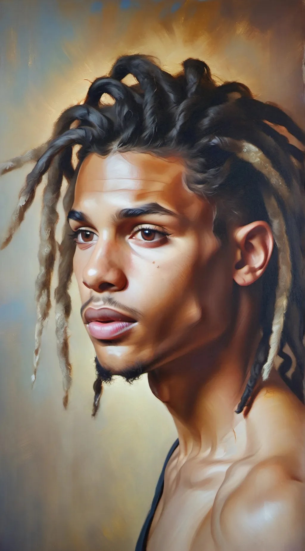 ai character: + Theo + background