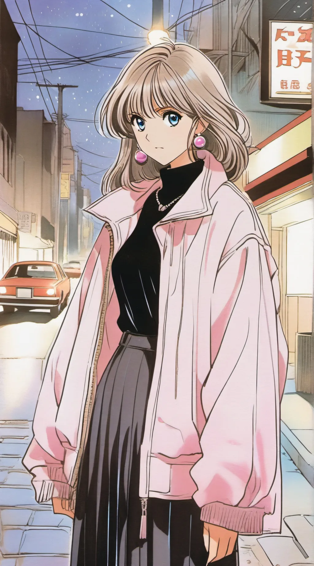 ai character: Elle  background