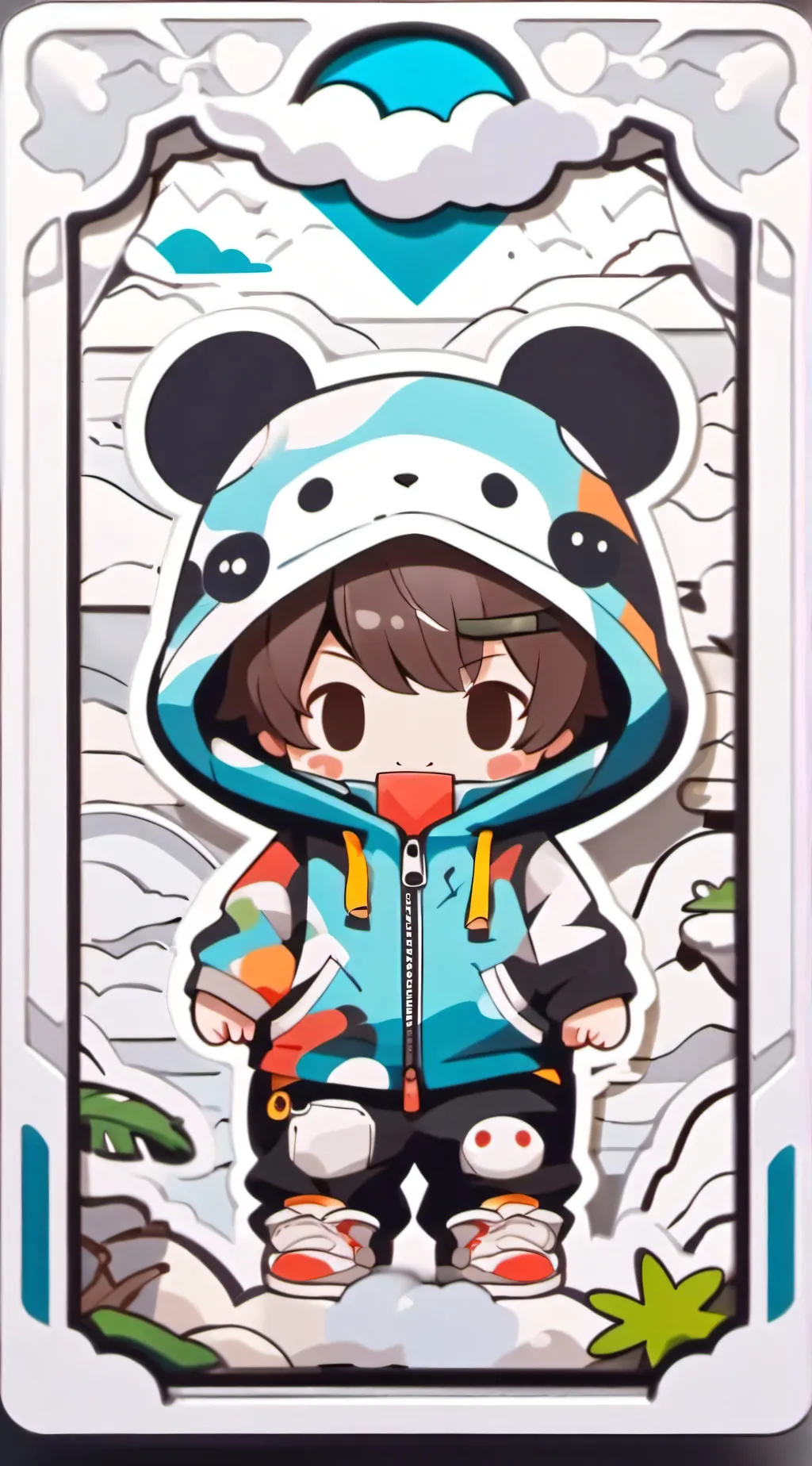 ai character: °..- Orion -..° background