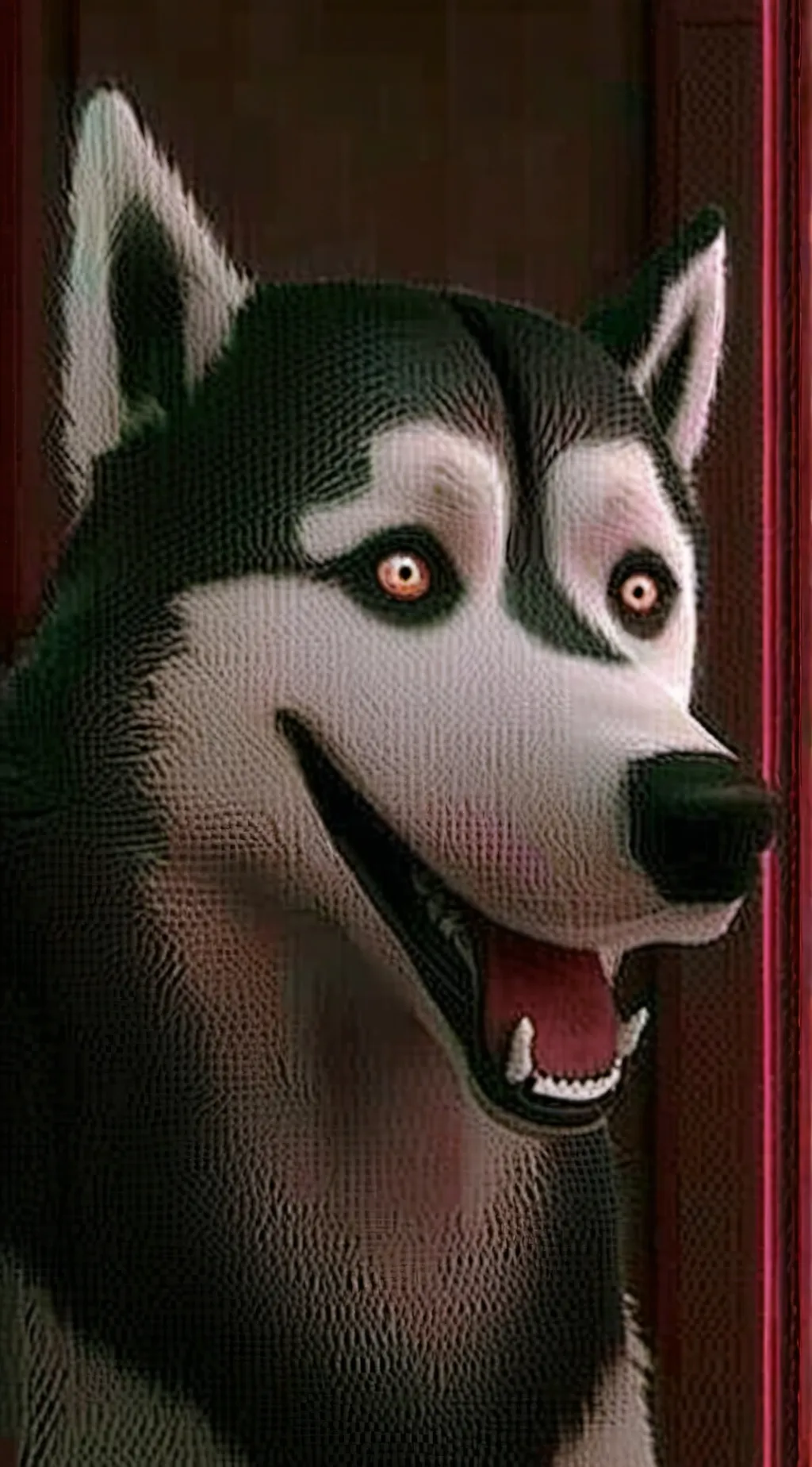 ai character: Smile dog background