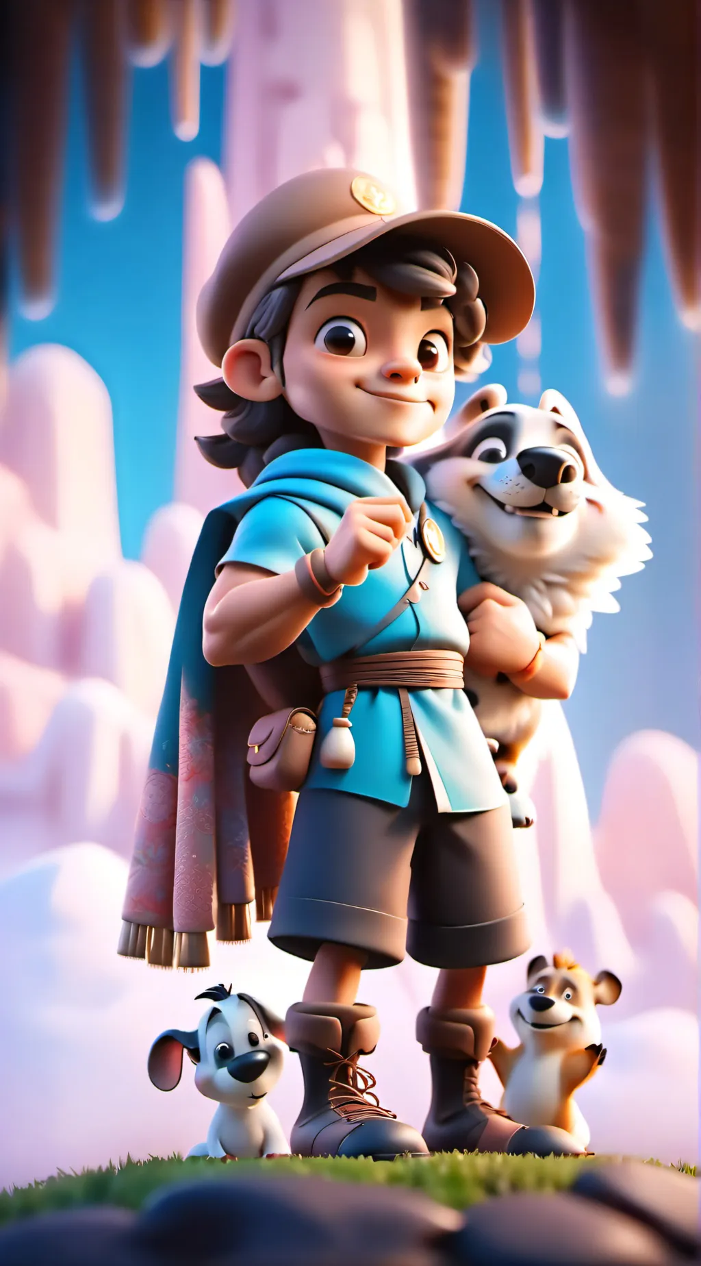 ai character: dog owner  background