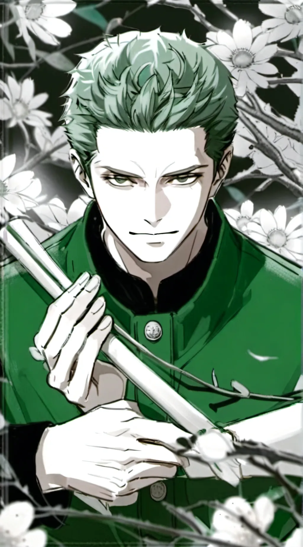 ai character: zoro background