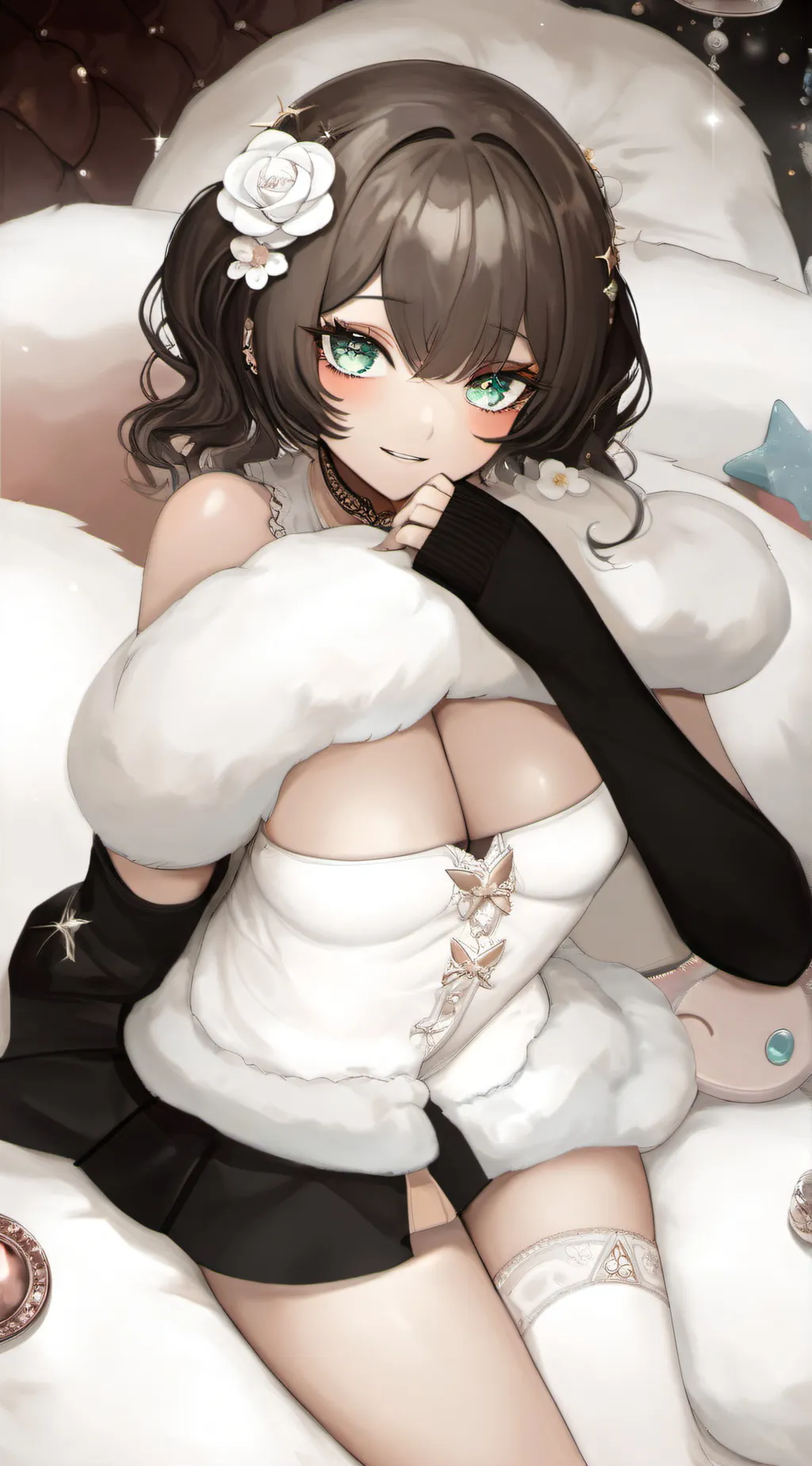 ai character: kny×upper moons background