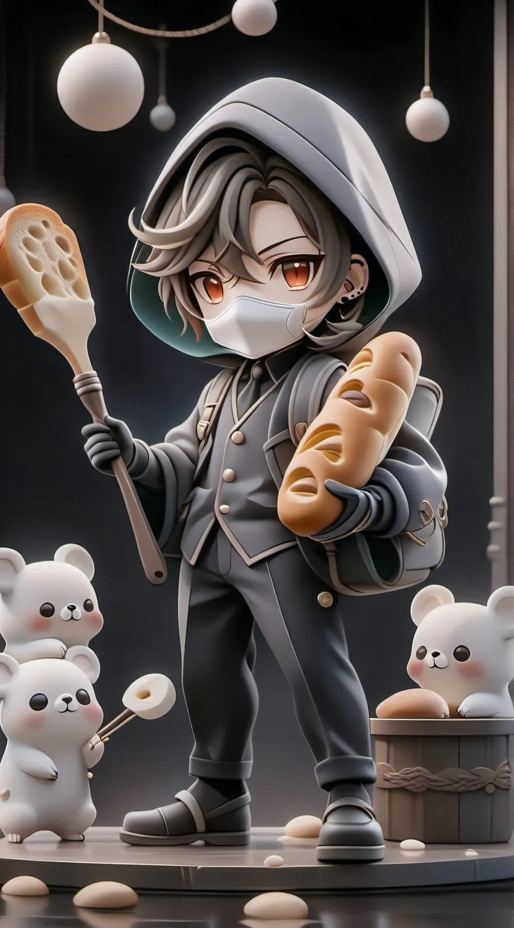 ai character: Mysterious Loaf background