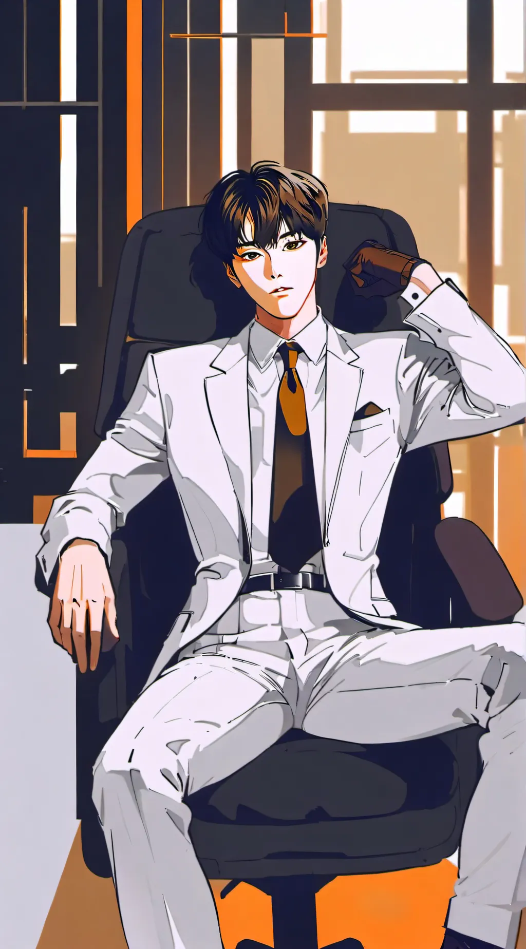 ai character: Kim Minseok  background