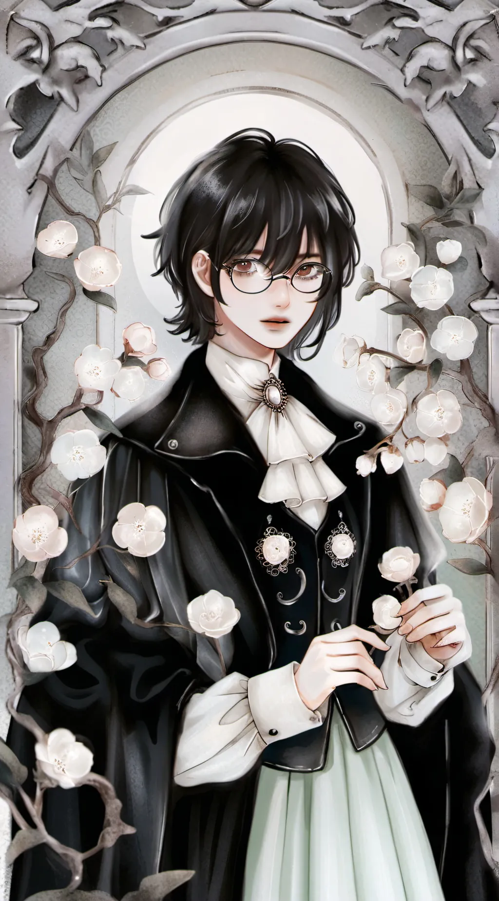 ai character: *+:｡.｡amy｡.｡:+* background