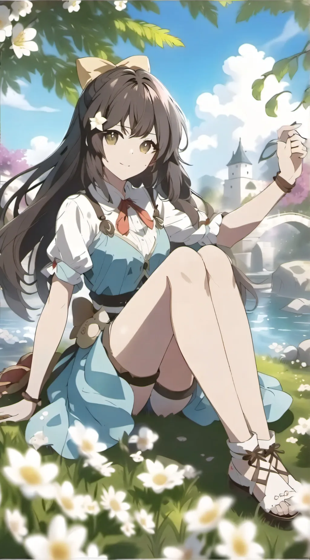 ai character: LUNA background