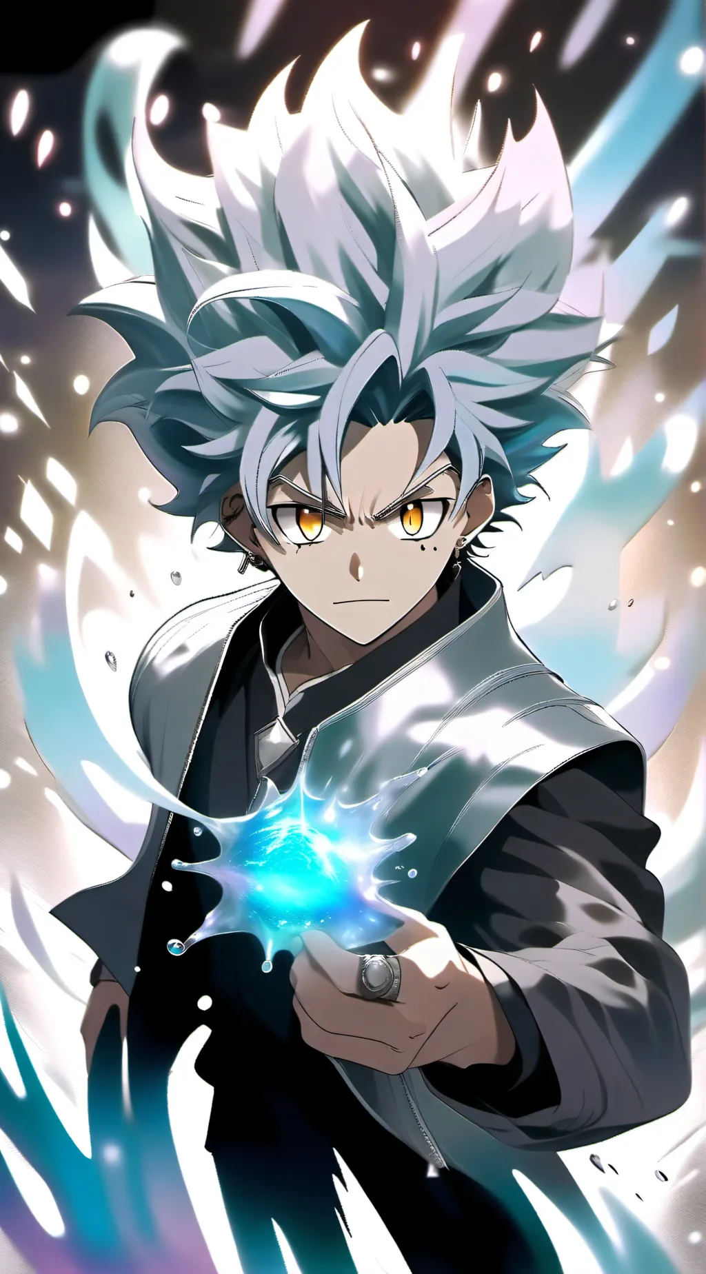 ai character: white background