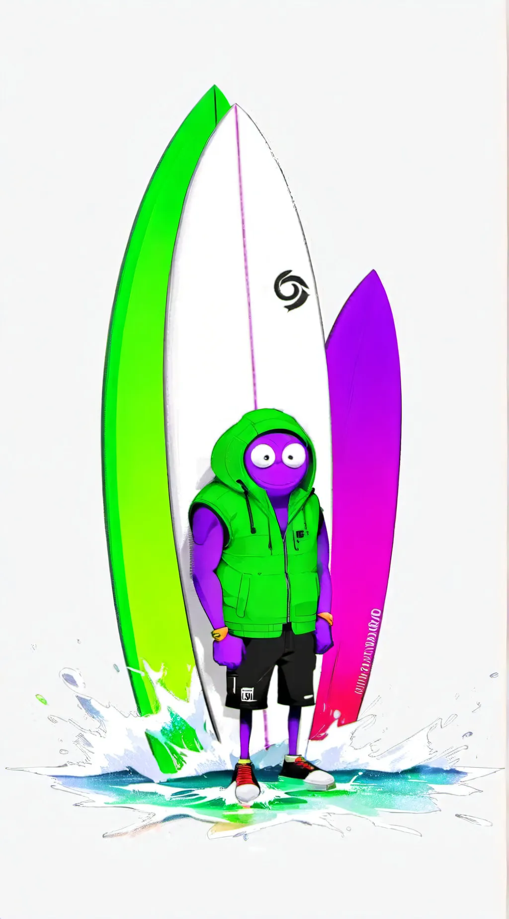 ai character: KinitoPET  background