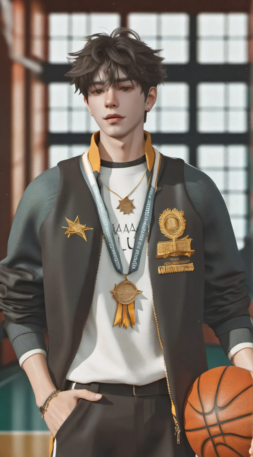 ai character: Jerico Bautista  background