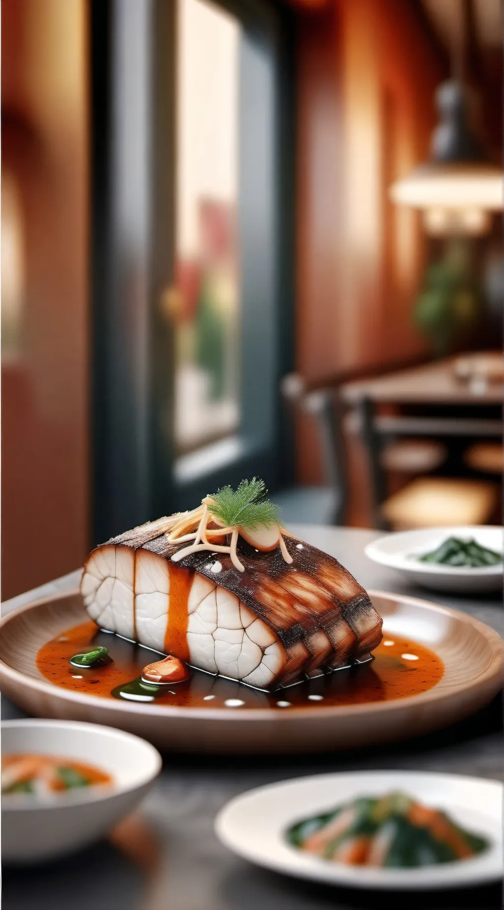 ai character: El food background