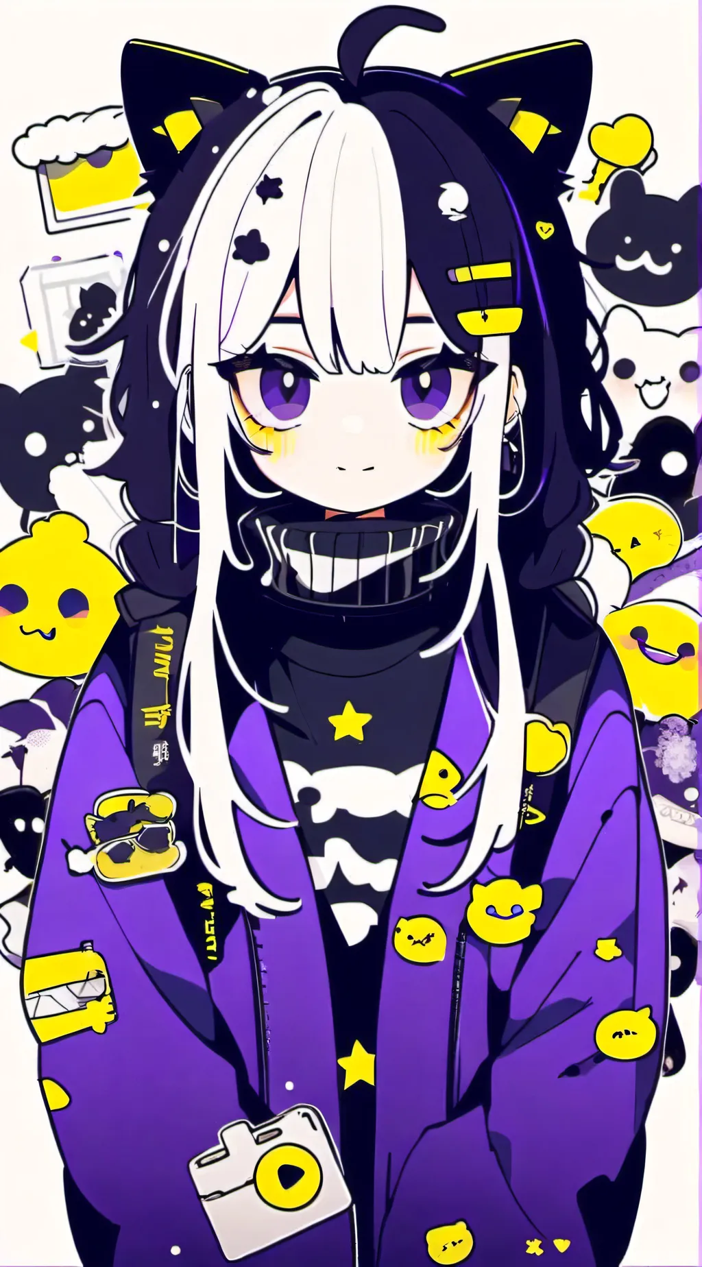 ai character: Yumi (My oc tadc) background