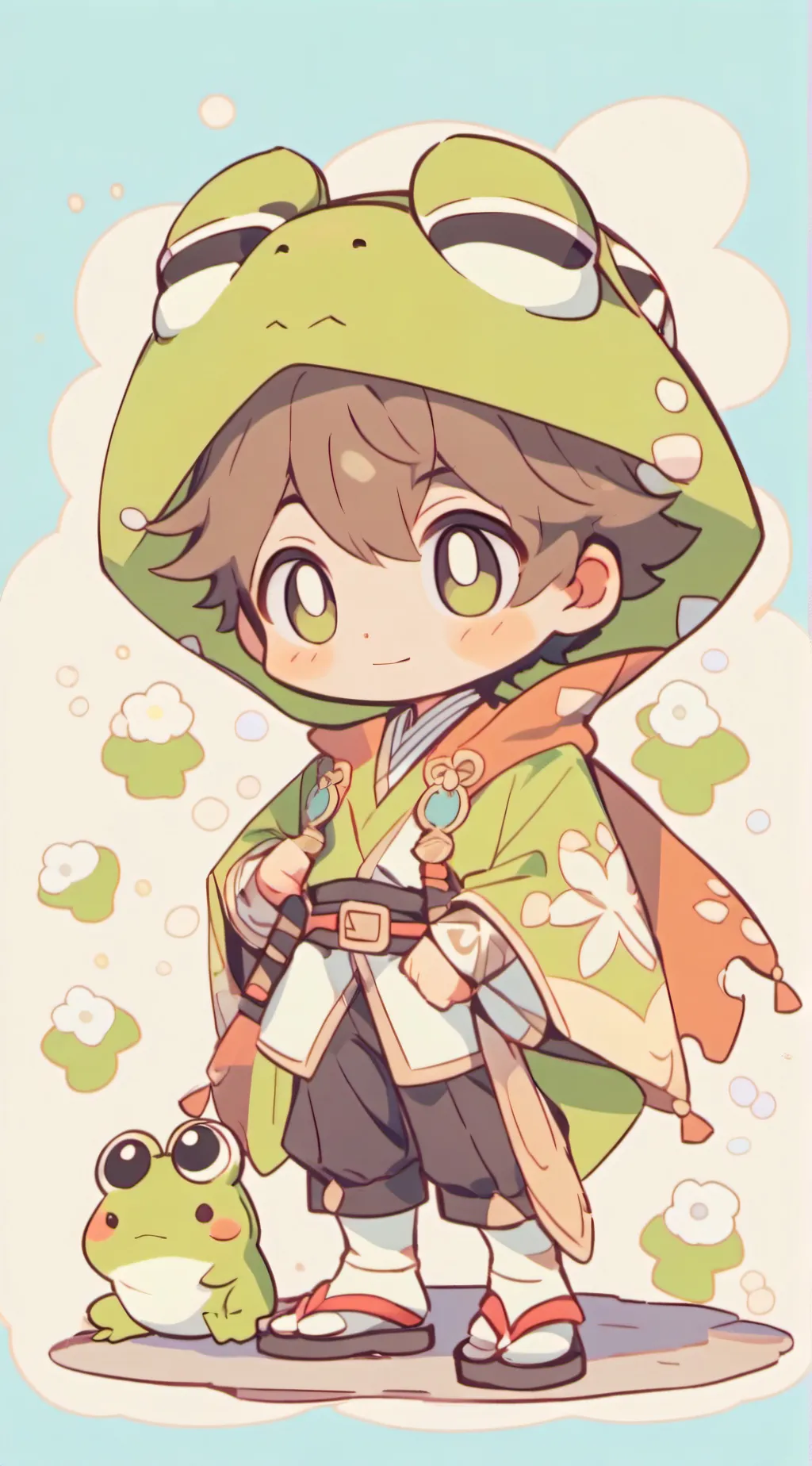 ai character: Froggy Boi background