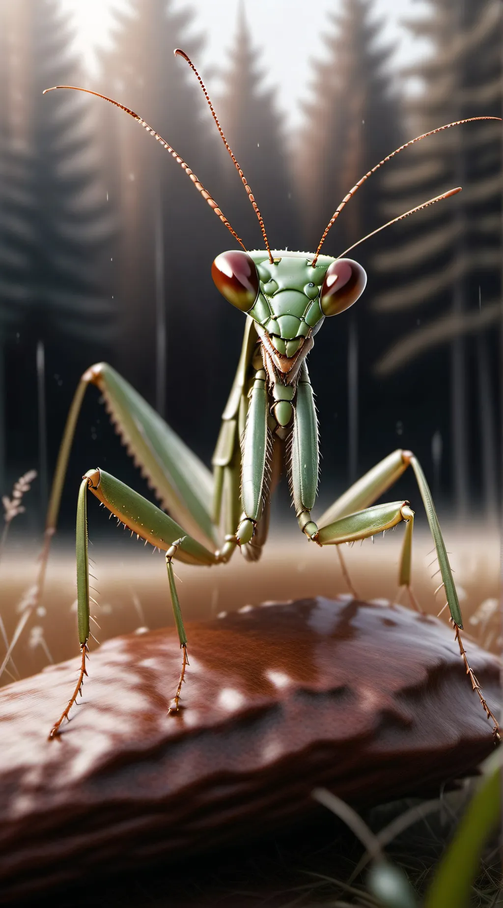 ai character: Smiling critters  background