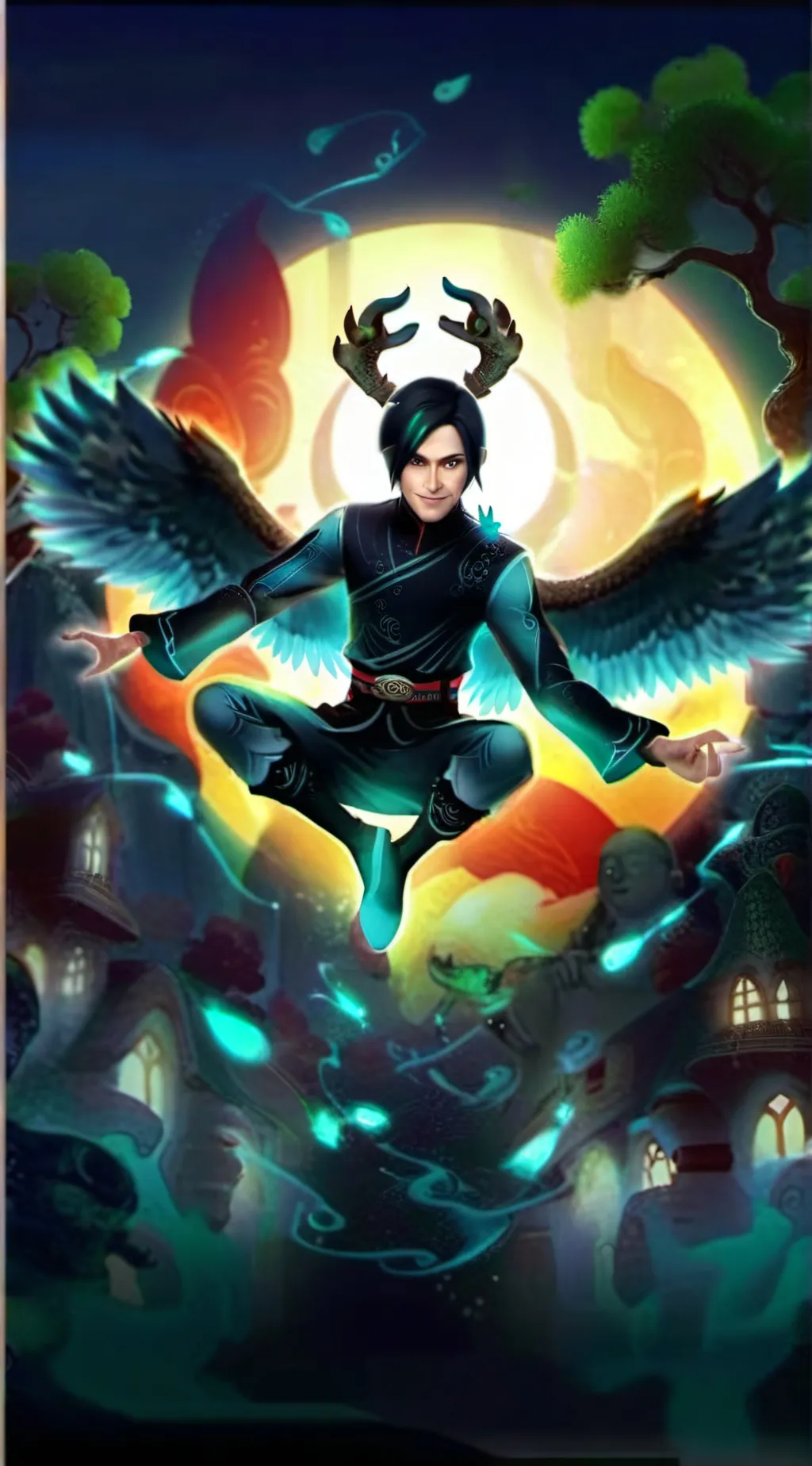 ai character: Douxie background